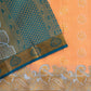 Orange Semi Silk Saree