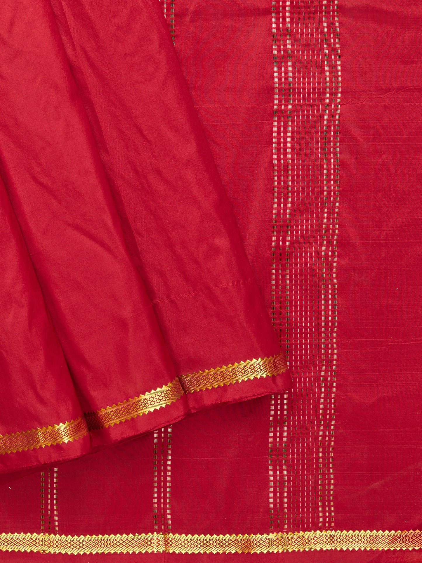 Maroon 9 Yards Kanchivaram Silk Saree