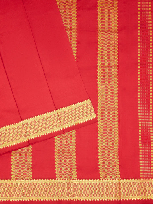 Chilli Red 9 Yards Kanchivaram Silk Saree