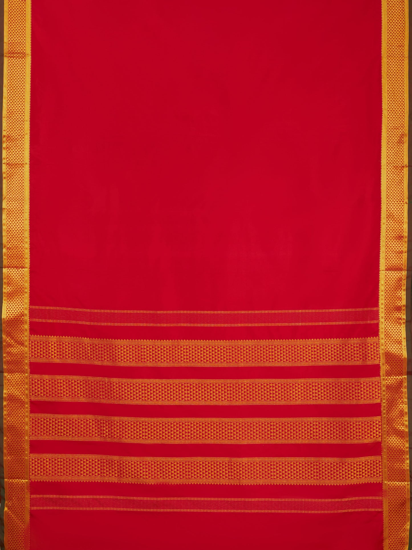 Maroon 9 Yards Kanchivaram Silk Saree