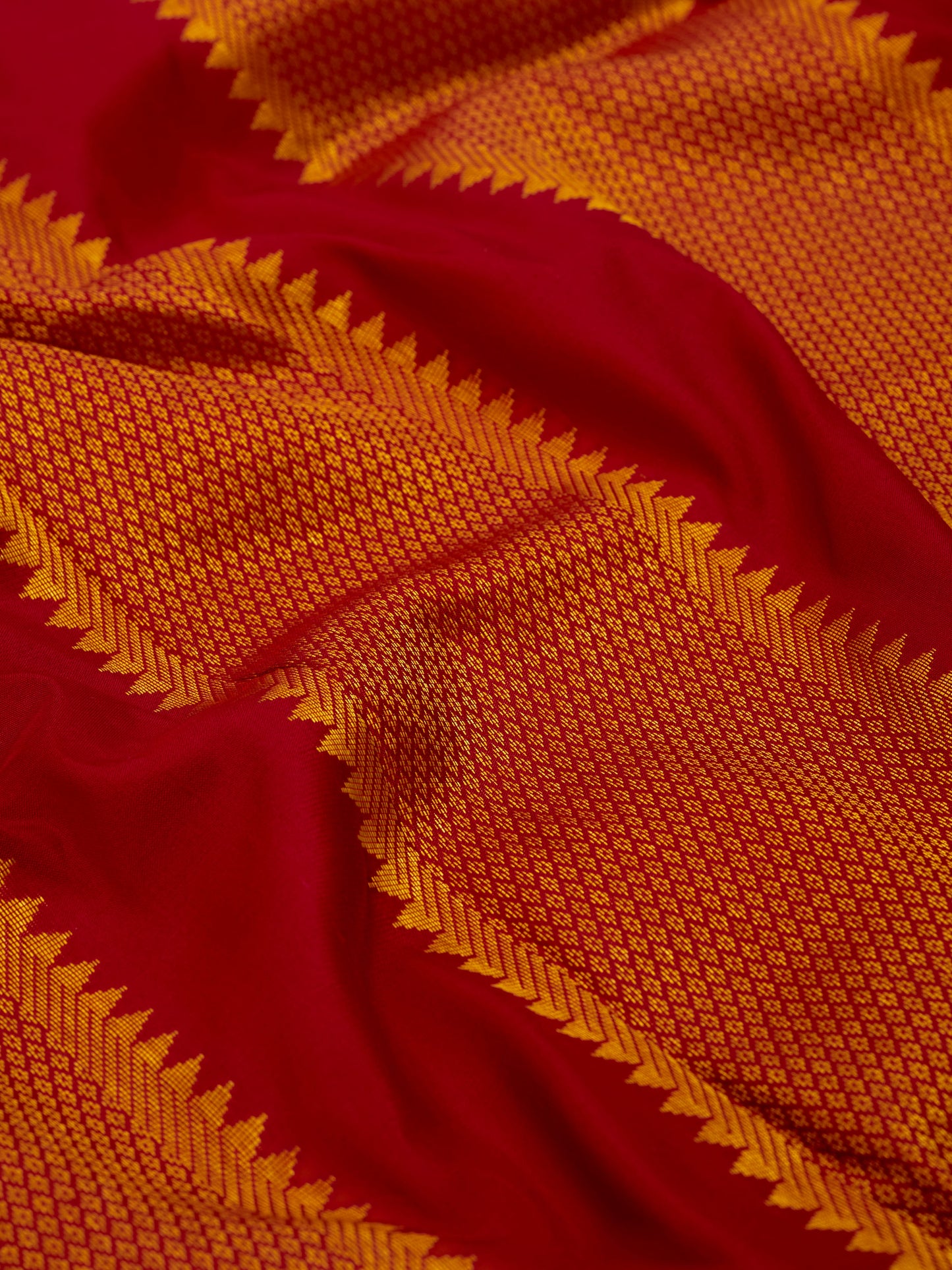 Maroon 9 Yards Kanchivaram Silk Saree