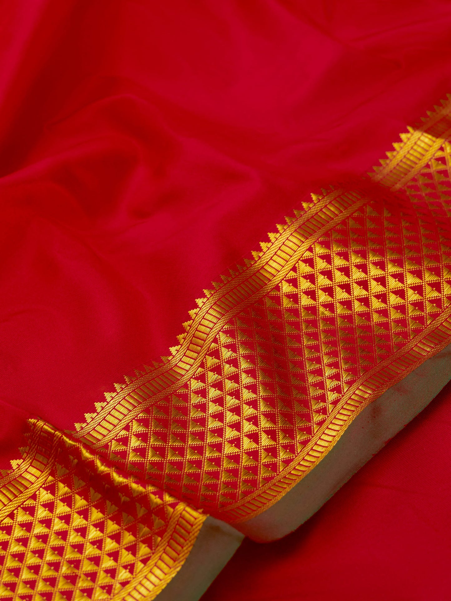 Maroon 9 Yards Kanchivaram Silk Saree