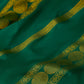 Lotus Pink with Bottle Green 9 Yards Kanchivaram Silk Saree